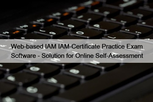 Web-based IAM IAM-Certificate Practice Exam Software - Solution for Online Self-Assessment